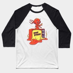 Baby Satan - Hot Stuff Baseball T-Shirt